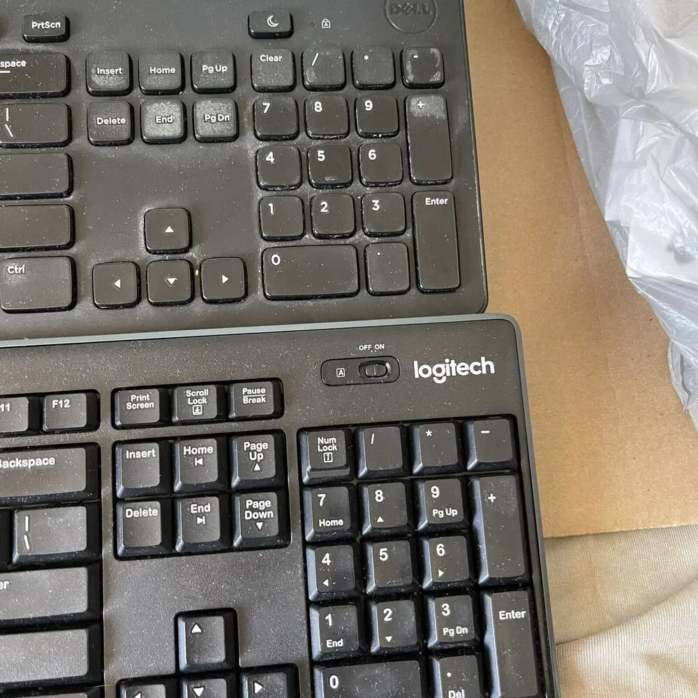 Lot of 4 Keyboards 2 Mouses For Repair Or Parts K520, K540 Logi Logitech Broken